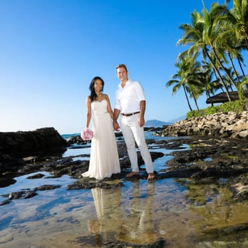 Dream Weddings by Steve - Ko'Olina... rock pool reflection and palm tree goodness! Who would have known that the day before was a big storm!? - Wedding Planning Near Me Dream Weddings by Steve - Ko'Olina... rock pool reflection and palm tree goodness! Who would have known that the day before was a big storm!? - Wedding Planning Near Me