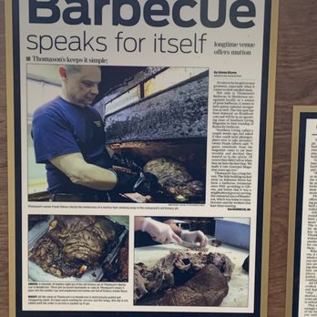 Thomason's Barbecue - Article featured in Louisville Courtier - Barbeque Near Me - Henderson, Kentucky Thomason's Barbecue - Article featured in Louisville Courtier - Barbeque Near Me - Henderson, Kentucky