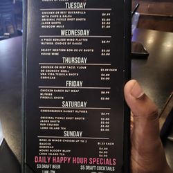 PJ's Pub & Grill - Daily Specials