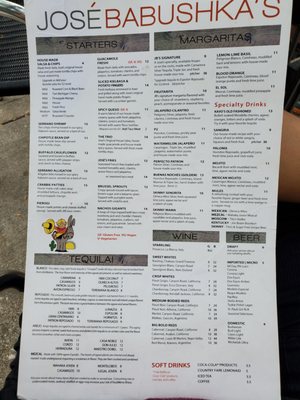 Menu photo 4 Jose Babushka's Grand Rapids, MI Menu photo 4 Jose Babushka's Grand Rapids, MI