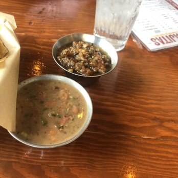 Lupe Tortilla Mexican Restaurant - Tasted like a roasted tomato salsa... not very spicy and some kinda beans - Tex-Mex Near Me - Cedar Park, Texas Lupe Tortilla Mexican Restaurant - Tasted like a roasted tomato salsa... not very spicy and some kinda beans - Tex-Mex Near Me - Cedar Park, Texas