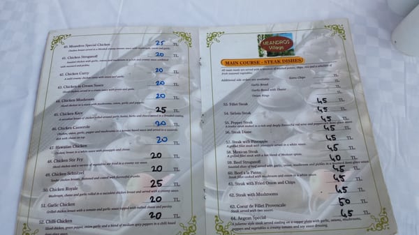 Menu photo 1 Meandros Village Aydın, 09