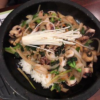 Yea Jip - Seafood w/rice on hot stone - Korean Near Me - Fort Lee, New Jersey
