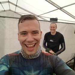 Mud Masters - Finisher, 12km und etwa 36 Hindernisse später. Erschöpft aber glücklich.