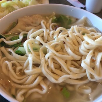 La Sinbala - Shrimp wonton with "wide noodle" - Taiwanese Near Me - Arcadia, California La Sinbala - Shrimp wonton with "wide noodle" - Taiwanese Near Me - Arcadia, California