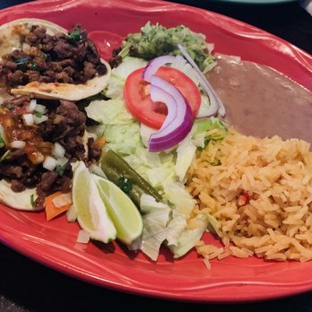 El Michoacano - Lunch special Taco plate - Mexican Near Me - Fresno, California