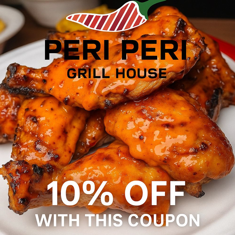 Food from Peri Peri Grill House