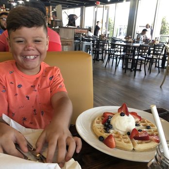 Untoasted - He was excited and loved it, yes that's ice cream on top yummy! - Breakfast & Brunch Near Me - Hallandale Beach, Florida Untoasted - He was excited and loved it, yes that's ice cream on top yummy! - Breakfast & Brunch Near Me - Hallandale Beach, Florida