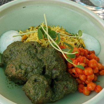 Diwan - Beef balls in spinach sauce. Delish . Minty - Middle Eastern Near Me - Toronto, Ontario