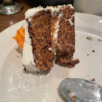 Salute - Carrot cake, was told cream cheese frosting...sugar frosting - Italian Near Me - Hartford, Connecticut Salute - Carrot cake, was told cream cheese frosting...sugar frosting - Italian Near Me - Hartford, Connecticut