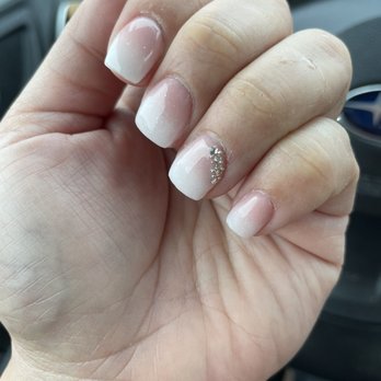 Paint Nails & Spa - Ombré SNS with gems done by Lucy - Massage Near Me - Garden City Park, New York Paint Nails & Spa - Ombré SNS with gems done by Lucy - Massage Near Me - Garden City Park, New York