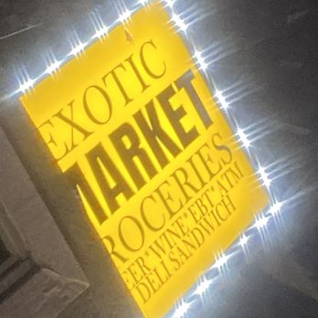 Exotic Market - The side of the sign - Beer, Wine & Spirits Near Me - Oakland, California Exotic Market - The side of the sign - Beer, Wine & Spirits Near Me - Oakland, California