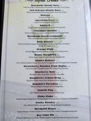 Menu photo 1 Silver Dolphin Hernando Beach, FL