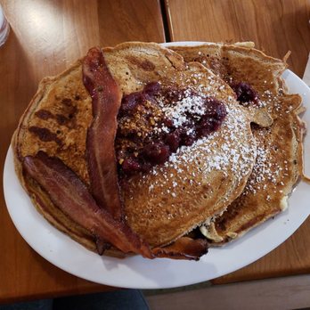 Ruby Slipper Midcity - Gingerbread and cranberry pancakes. Wonderful morning - Breakfast & Brunch Near Me - New Orleans, Louisiana Ruby Slipper Midcity - Gingerbread and cranberry pancakes. Wonderful morning - Breakfast & Brunch Near Me - New Orleans, Louisiana
