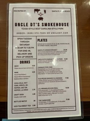 Menu photo 3 Uncle DT's Kitchen Santa Fe, NM Menu photo 3 Uncle DT's Kitchen Santa Fe, NM