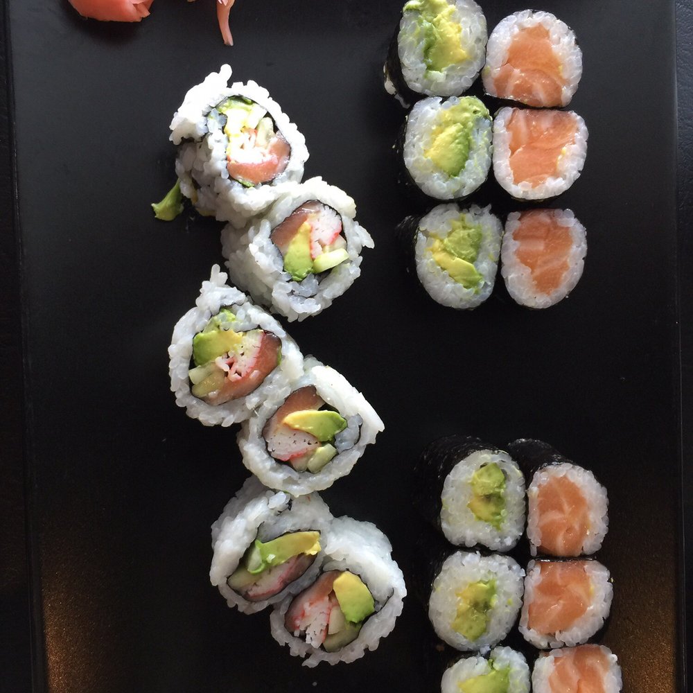 Sake - Sake roll, avocado roll and salmon roll - Japanese Near Me - High Point, North Carolina Sake - Sake roll, avocado roll and salmon roll - Japanese Near Me - High Point, North Carolina