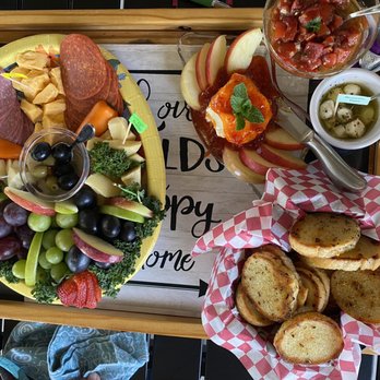 O'Farrell Country Vineyards - Charcuterie board-deliciousness - Wineries Near Me - Atlanta, Texas