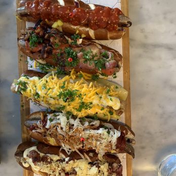 Bulls and Dogs - The mix them all platter - Hot Dogs Near Me - Amsterdam, New Hampshire Bulls and Dogs - The mix them all platter - Hot Dogs Near Me - Amsterdam, New Hampshire