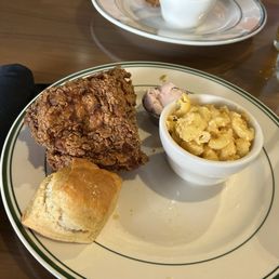Fried chicken, Mac n cheese biscuit. Fried chicken, Mac n cheese biscuit.