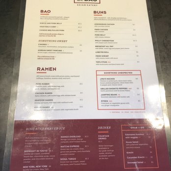 Le Bao - Menu - Asian Fusion Near Me - Columbia, Missouri