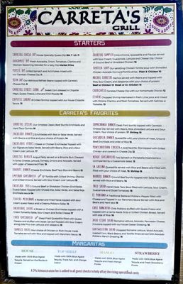 Menu photo 2 Carreta's Grill Slidell, LA Menu photo 2 Carreta's Grill Slidell, LA