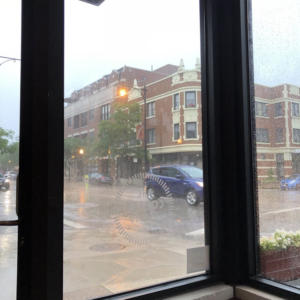 The Coffee Studio - View from my table. A nice rainy day - Coffee & Tea Near Me - Chicago, Illinois The Coffee Studio - View from my table. A nice rainy day - Coffee & Tea Near Me - Chicago, Illinois