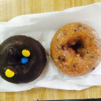 Pam's Donuts - The left one wasn't so bad but the right (blueberry donut) was the best I've ever had!!! - Bakeries Near Me - Ontario, California Pam's Donuts - The left one wasn't so bad but the right (blueberry donut) was the best I've ever had!!! - Bakeries Near Me - Ontario, California