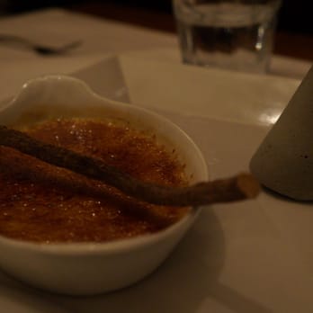 Greetje - Creme brulee with licorice stick and licorice ice cream - Restaurants Near Me - Amsterdam, New Hampshire