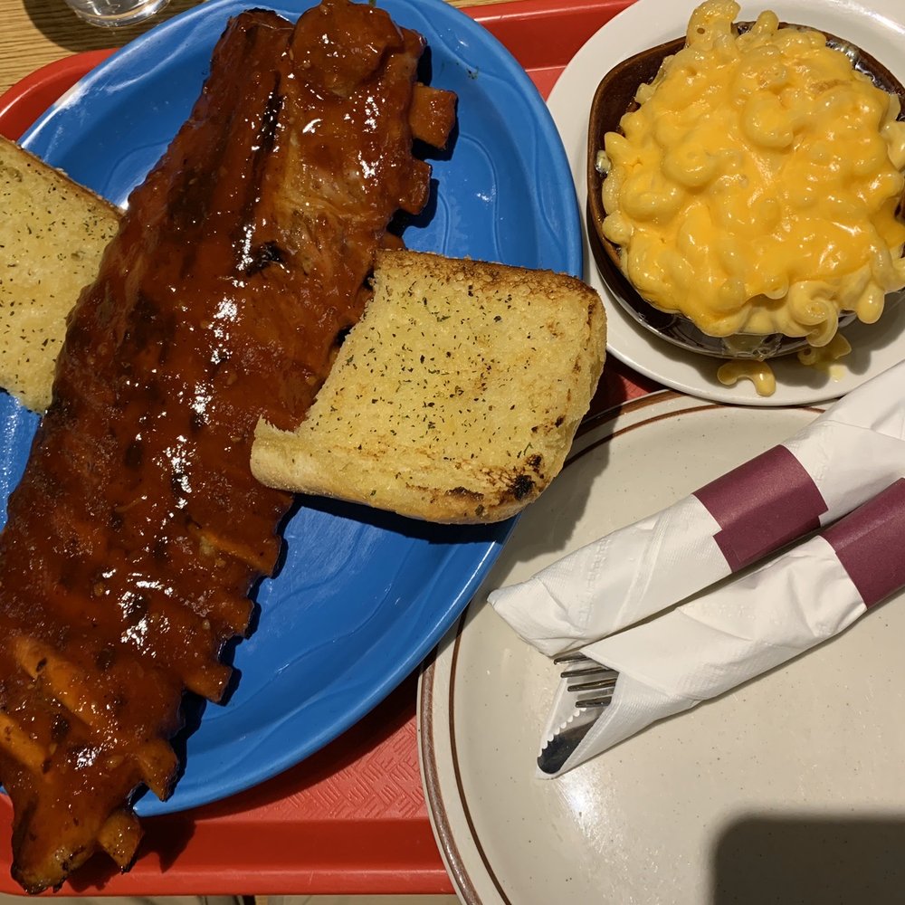 Cubby's BBQ - Full rack of baby back ribs with a side of mac and cheese - Barbeque Near Me - Hackensack, New Jersey