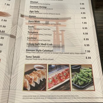 Tokyo - Appetizers menu - Japanese Near Me - Washington, Indiana Tokyo - Appetizers menu - Japanese Near Me - Washington, Indiana