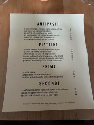 Menu photo 1 I Cavallini Brooklyn, NY Menu photo 1 I Cavallini Brooklyn, NY