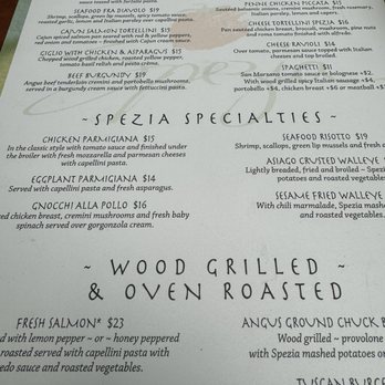 Spezia - A section of the Menu--06-22-2024 - Italian Near Me - Omaha, Nebraska