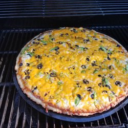 Dad's Half Way There Pizza - Grilled Pizza