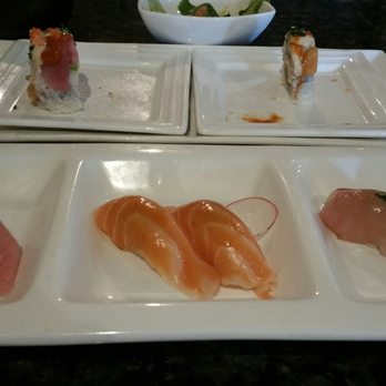Aiko - Yellow tail salmon and albacore. My favs! - Sushi Bars Near Me - Rancho Cordova, California Aiko - Yellow tail salmon and albacore. My favs! - Sushi Bars Near Me - Rancho Cordova, California