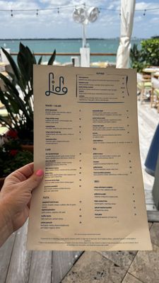 Menu photo 1 Lido Bayside Grill Miami Beach, FL Menu photo 1 Lido Bayside Grill Miami Beach, FL