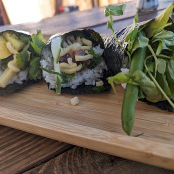 Satori - Dakine, Lillikoi spicy tuna, Green goddess - Sushi Bars Near Me - Makawao, Hawaii Satori - Dakine, Lillikoi spicy tuna, Green goddess - Sushi Bars Near Me - Makawao, Hawaii