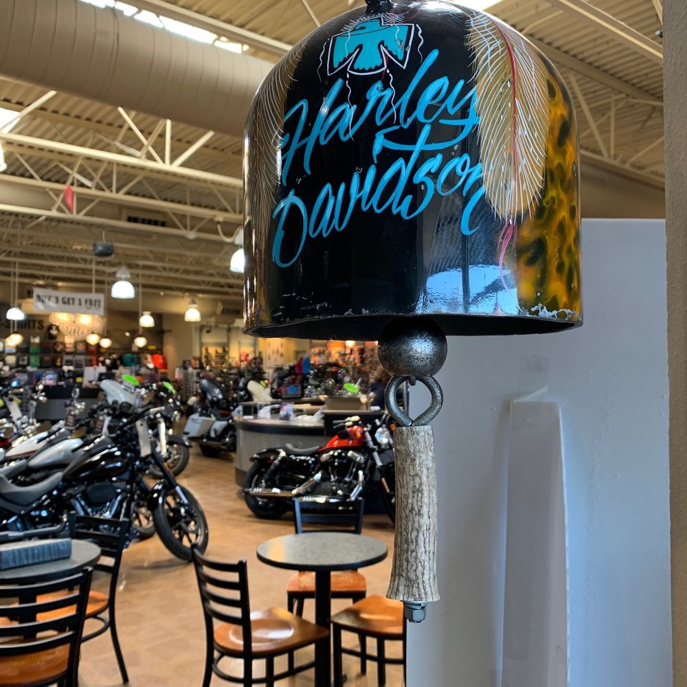 Ring the bell at Thunderbird =big smile time Ring the bell at Thunderbird =big smile time