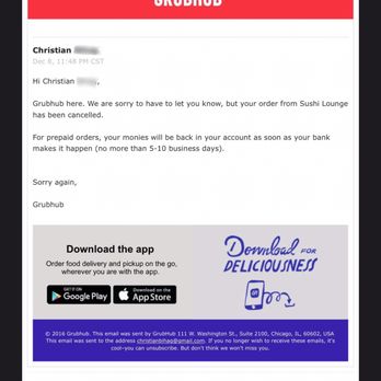 Sushi Lounge - Cancellation of my order due to Sushi Lounge's extremely horrible service. - Sushi Bars Near Me - Point Loma, California Sushi Lounge - Cancellation of my order due to Sushi Lounge's extremely horrible service. - Sushi Bars Near Me - Point Loma, California