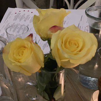 Divya's Kitchen - Table center piece (beautiful roses) - Vegan Near Me - New York, New York