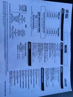 Menu photo 5 Buffalo Wild Wings Menifee, CA
