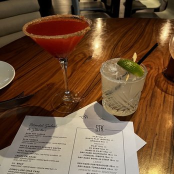STK Steakhouse - Perfect Margarita and Strawberry Cobbler - Steakhouses Near Me - Chicago, Illinois