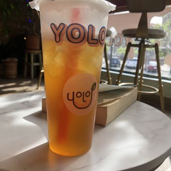 Yolo Tea - Iced Lychee Green Tea - Coffee & Tea Near Me - Lawrence, Kansas