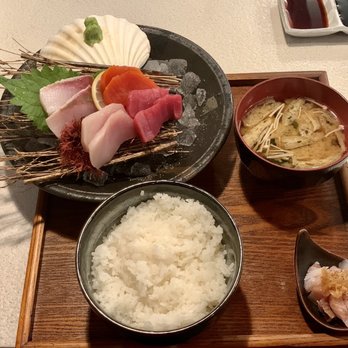 Minami - Sashimi lunch with miso soup - Japanese Near Me - Vancouver, British Columbia