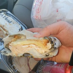 Hot pressed turkey and cheese sandwich Hot pressed turkey and cheese sandwich