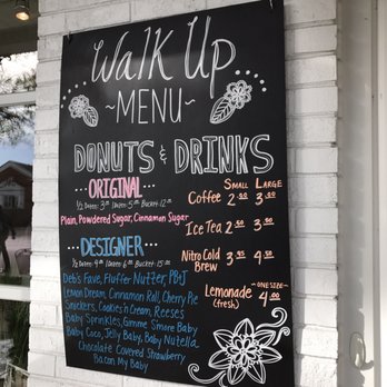 BB'S Baby Donuts - Window Menu - Donuts Near Me - Western Springs, Illinois