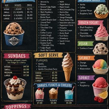 McCray's Farm - ice cream menu - Attraction Farms Near Me - South Hadley, Massachusetts McCray's Farm - ice cream menu - Attraction Farms Near Me - South Hadley, Massachusetts