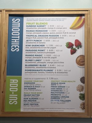 Menu photo 2 Tropical Smoothie Cafe Newington, CT Menu photo 2 Tropical Smoothie Cafe Newington, CT