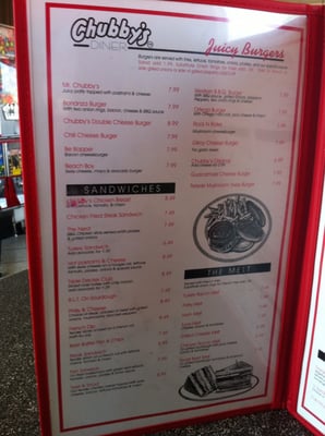 Menu photo 2 Chubby's Diner Kerman, CA