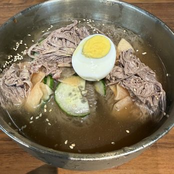 Yuk Dae Jang - 양지물냉면 Brisket Cold Soup Buck Wheat Noodle - Korean Near Me - San Diego, California Yuk Dae Jang - 양지물냉면 Brisket Cold Soup Buck Wheat Noodle - Korean Near Me - San Diego, California
