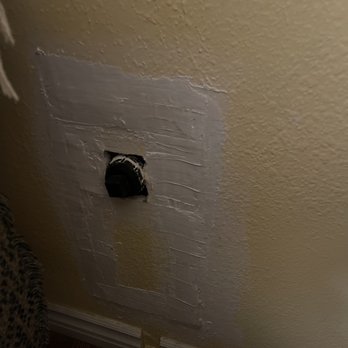 Pro - Elite - Before pic of the patch the plumbers did. - Drywall Installation & Repair Near Me Pro - Elite - Before pic of the patch the plumbers did. - Drywall Installation & Repair Near Me